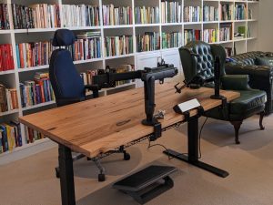 Timber Sit Stand Desk