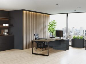 Custom Ergonomic Executive Desk