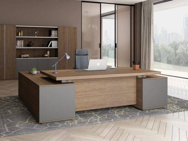 Custom Ergonomic Executive Desk - Image 6