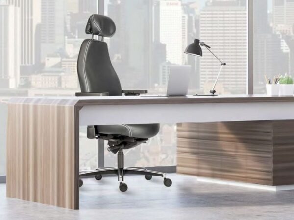 Custom Ergonomic Executive Desk - Image 9
