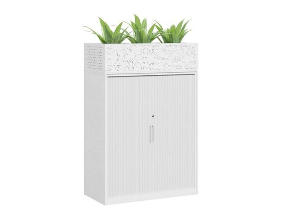 Metal Tambour Door Cabinet - Image 4