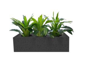 Metal Tambour Planter Box