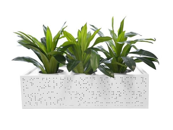 Metal Tambour Planter Box - Image 2