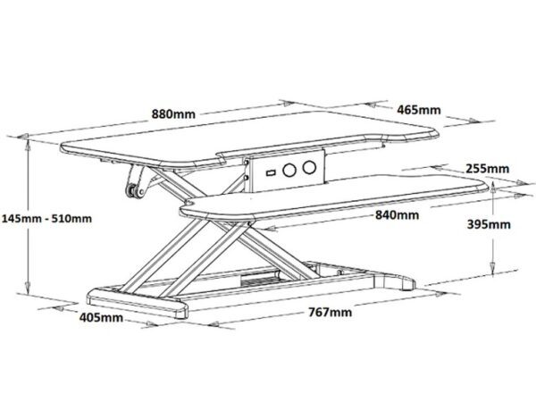 Sit Stand Pro - Desk Convertor - Image 4