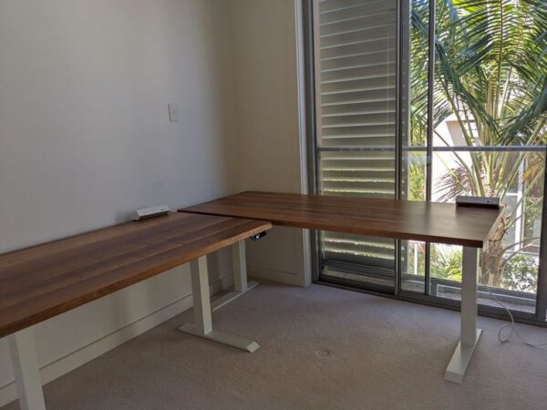 Timber Sit Stand Desk - Image 6