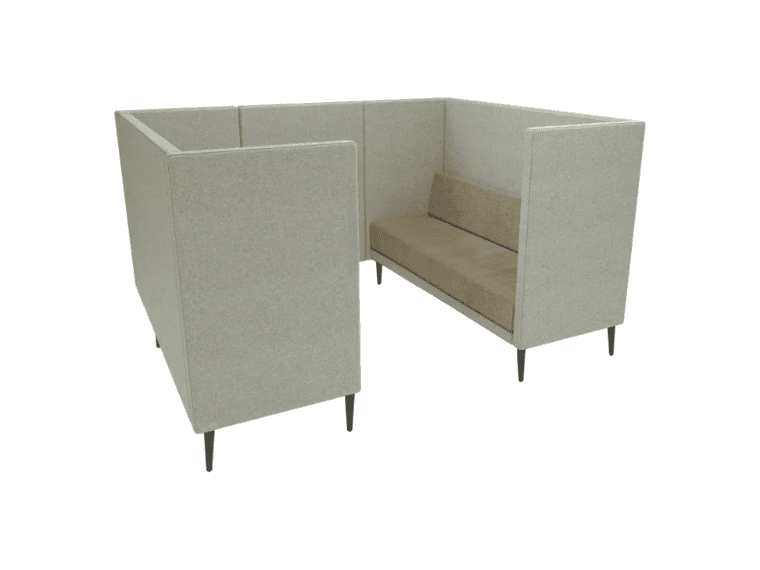 Anatome Quiet High Back Booth Lounge - Image 2